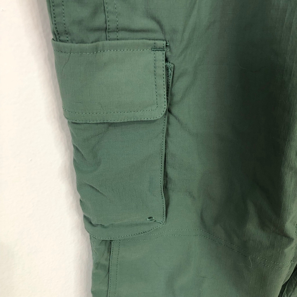 Duluth Trading Co New Heirloom Gardening Bib Overalls Womens Size M 29 Fir Green - Picture 9 of 16